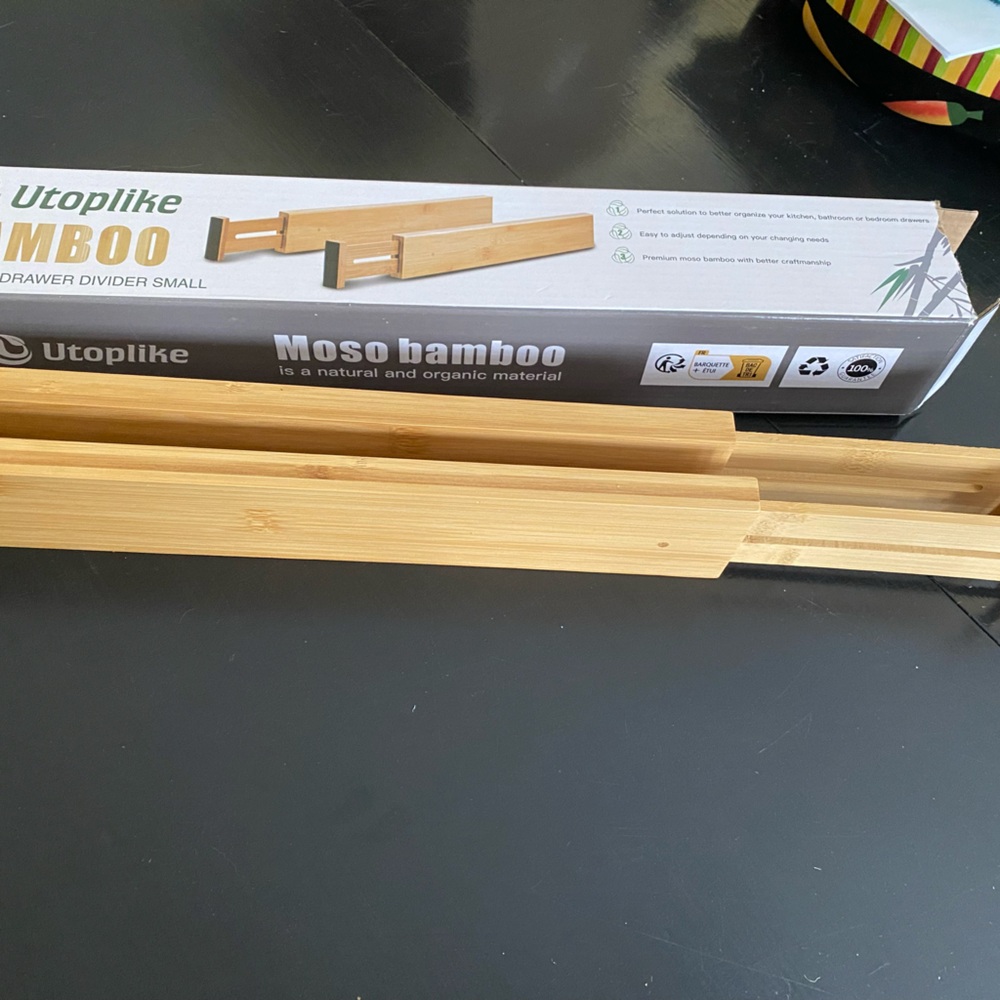 Bamboo Expandable Drawer Organizer